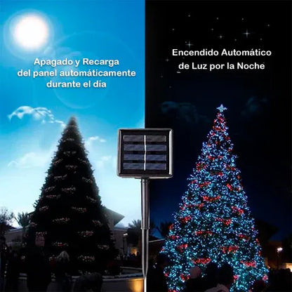 Luces Solares Navideñas de hasta 30 Metros