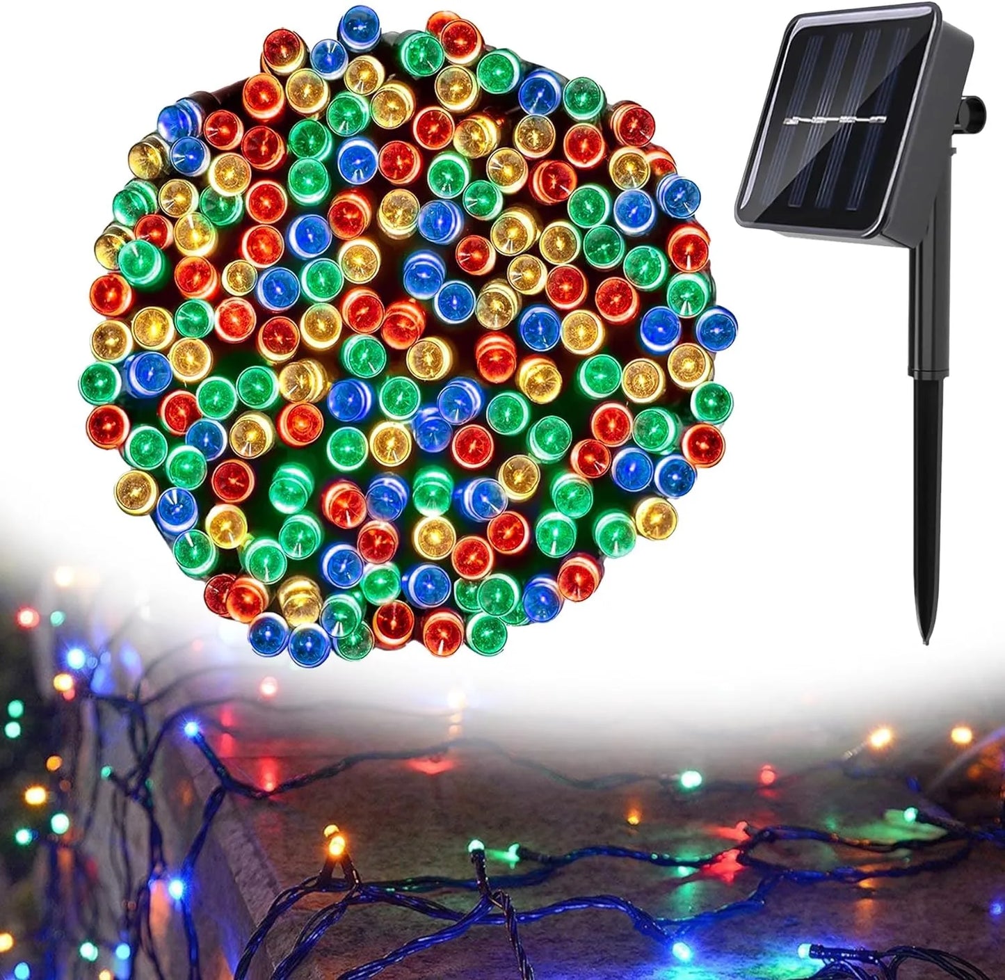 Luces Solares Navideñas de hasta 30 Metros
